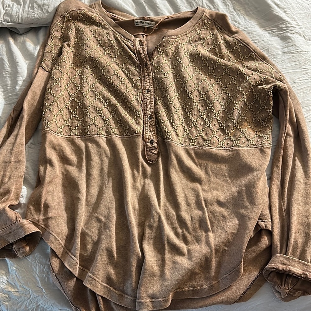 Free People Henley Top